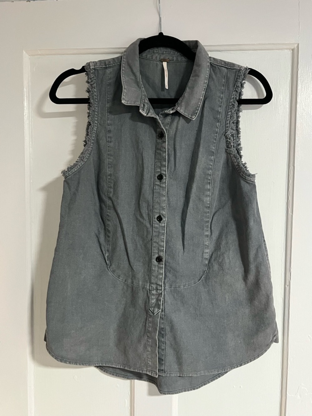 Free People Distressed Vest